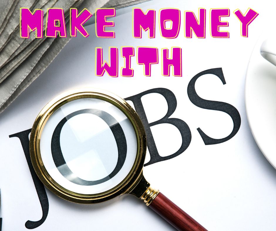 Make money online finding jobs online